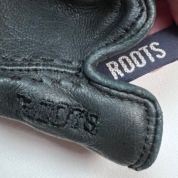 Leather Roots Black Thinsulate Women's Gloves Medium Black Driving gloves - Picture 5 of 9